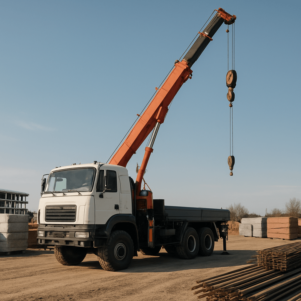 Camion-grue : usages, capacités et critères de choix sur chantier
