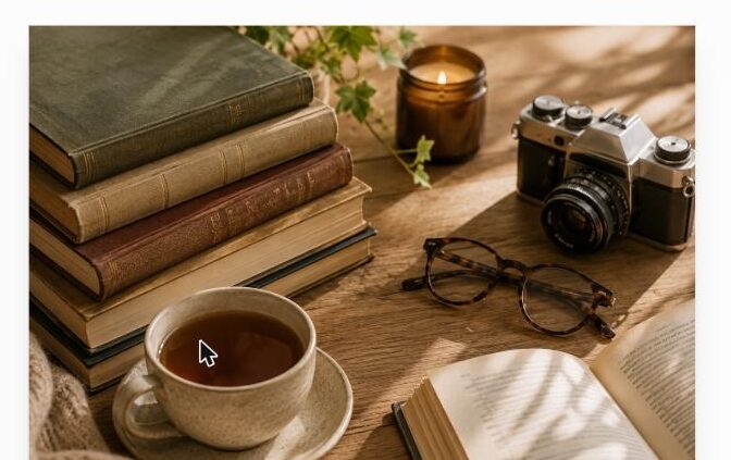Pile de livres anciens, lunettes de lecture et appareil photo vintage - catégorie Culture Freemag